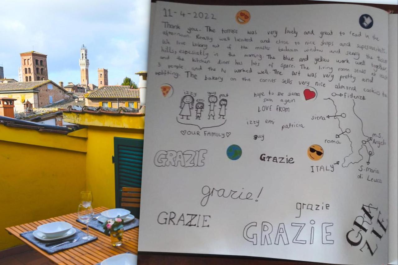 Apartamento Un Terrazzo Sulla Magia Siena Exterior foto